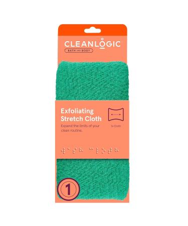 Cleanlogic Bath and Body Exfoliating Stretch Cloth - Pack of 6 (Assorted Colors) - Buy Online on SooperMarket.com