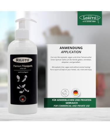 Lorito Premium Liquid Soap - 6 x 500ml Vegan Hand Soap for Sensitive Skin - Creamy Allergy-Friendly Pumping Bags - Buy Online on SooperMarket.com