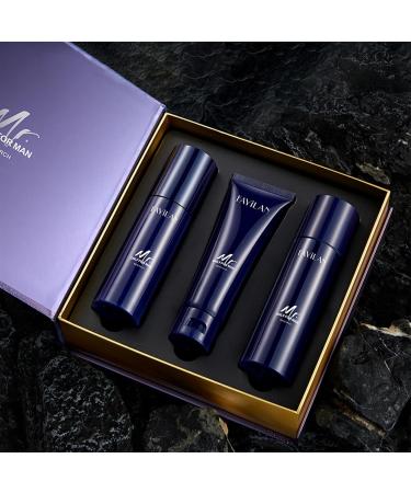Skin Care Gift Set For Men - Cleanser Toner Moisturizing Lotion Face Care Set - Hydrates Moisturizes Oil Controls Deep Cleanses And Refines Pores Men's Gift Set For Valentine Birthday Christmas - Buy Online on SooperMarket.com
