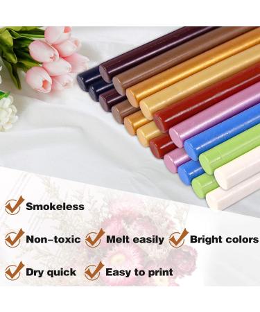 20 PCS Sealing Wax Sticks for Wax Seal Stamp Wedding Invitations Wedding Favors Manuscripts Envelopes Sealing Wine Cosmetics Packaging Party Invitations DIY Projects or Celebration Events (10 Colors) - Buy Online on SooperMarket.com