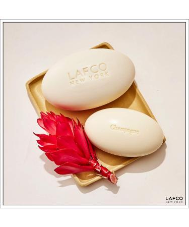 LAFCO NEW YORK Champagne Bar Soap - Ultra Hydrating with Ginger, Grapefruit & Raspberry Scents (4.5 oz) - Buy Online on SooperMarket.com
