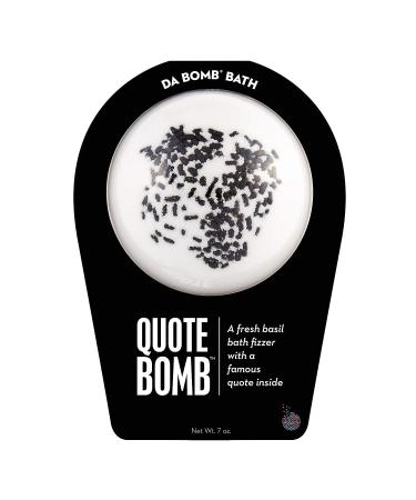 Da Bomb Quote Bath White Fresh Basil (612) 7oz - Luxurious Bath Bomb for a Relaxing Experience - Buy Online on SooperMarket.com