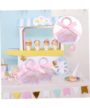 HOMSFOU 50 Sets Candy Box Wedding Party Favor Boxes Chritmas Candy Wedding Boxes Hawaiian Paper Favor Boxes Birthday Candy Bags Chrismas Candy Paper and Ribbon Chocolate Box Baby Gift Box 1 count (Pack of 1) Pink - Buy Online on SooperMarket.com