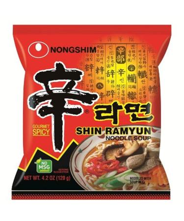 Nongshim - Shin Ramyun Noodle Soup - Pack of 20 (20 x 120g) - 1 Carton