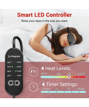 Dr. Prepare Heated Eye Mask & 10000mAh Power Bank Bundle - Relaxation and On-the-Go Charging - Buy Online on SooperMarket.com