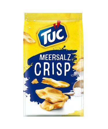 TUC Crisp Salted Biscuits 6 x 100g | Extra Thin & Crispy Sea Salt Crackers | Large Pack of Salted Snacks for International Shipping - Buy Online on SooperMarket.com