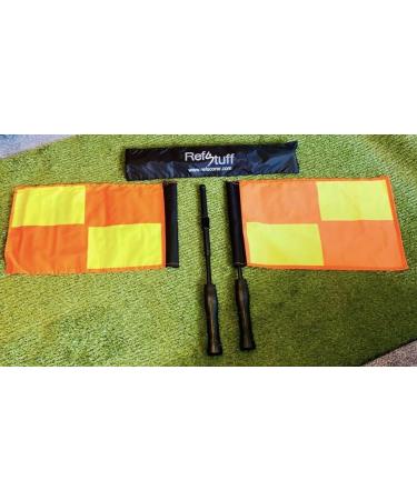 RefStuff Soccer Referee PRO Flags - High-Quality Assistant Linesman Flags (Pair) - Buy Online on SooperMarket.com