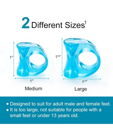 16 Pcs ANGGREK Gel Toe Separators - Toe Spacer & Bunion Corrector - Buy Online on SooperMarket.com