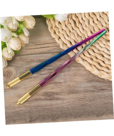 MAGICLULU 2pcs Colorful Embroidery Pen Eyebrow Pen Tattoos Mist Pen Embroidered Tattoos Tool Pen - Buy Online on SooperMarket.com