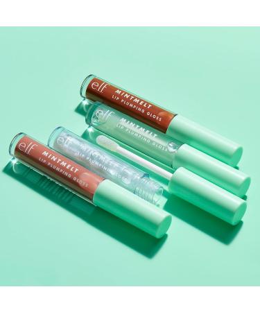 e.l.f. Mint Melt Lip Gloss - High-shine & Hydrating Vegan Gloss for Plump, Subtly Colored Lips - Chocolate Chip 0.08 Fl Oz - Buy Online on SooperMarket.com