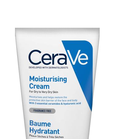 CeraVe Moisturising Cream for Dry to Very Dry Skin 177 ml with Hyaluronic Acid and 3 Essential Ceramides 177 ml (Pack of 1)