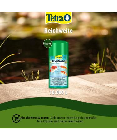 Tetra Pond OxySafe - 500ml Oxygen Booster for Garden Pond | Combat Oxygen Deficiency - Buy Online on SooperMarket.com
