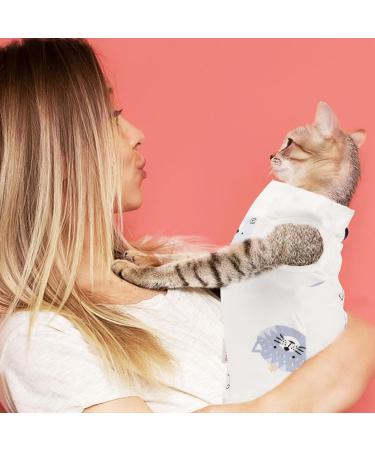 WLLHYF Cat Surgery Recovery Suit Breathable Kitten Onesie Full Bodysuit Clothes Post Neuter Surgery Spay Cone Anti Licking Abdominal Wound Protector for Small Male Female Pets (Medium) - Buy Online on SooperMarket.com