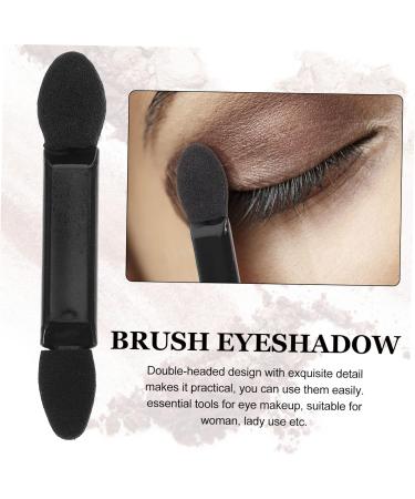 FOYTOKI 100pcs Women Eyeshadow Brush Small Eyeshadow Blending Brush Eye Makeup Sponge Makeup Brushes Black - Buy Online on SooperMarket.com