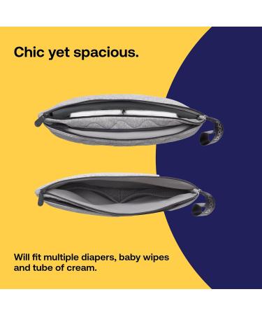 Bugaboo Changing Clutch with Waterproof Mat - Light Grey M lange - Buy Online on SooperMarket.com