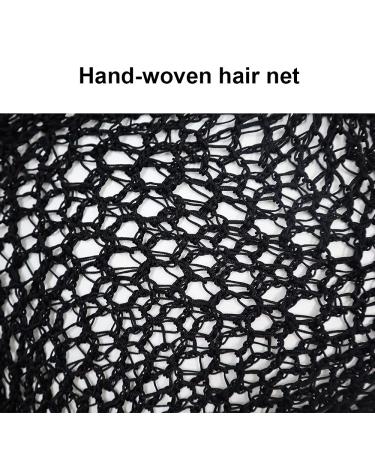 Buy 2 Pack Black Muck-Crochet Hair Network Caps - Soft Rayon Hose Hair Cover & Sleeping Cap for Women | Stylish Hair Jewelry - Buy Online on SooperMarket.com