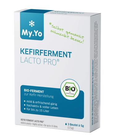 My.Yo Organic Kefir Ferment + Lactobacilli 3x5g