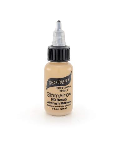 GlamAire Airbrush Makeup by Graftobian - High Definition Airbrush Foundation  Professional Formula for Long-Lasting Wear  For Makeup Artists and Beauty Aficionados  Made in USA  Ingenue