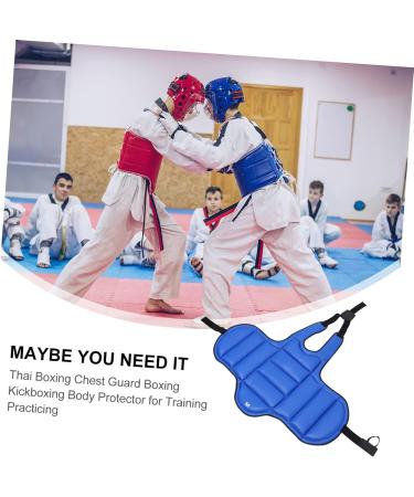 CLISPEED Kids Boxing Body Protector | Muay Thai/Taekwondo Chest Guard | Assorted Colors - 45x25CM - Buy Online on SooperMarket.com