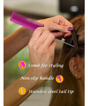 Shineworth 7-Piece Wig Brush Comb Set - Perfect for Synthetic Wigs, Hair Extensions & Human Hair - Buy Online on SooperMarket.com