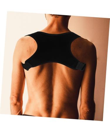 Gatuida Belt Holder Brace Shoulder Rest Straightener Men Women Posture Band Black Polyester - Buy Online on SooperMarket.com