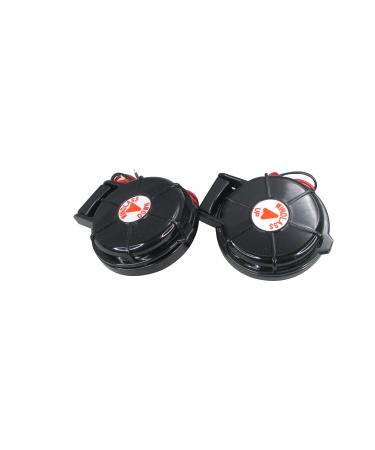 Pactrade Marine Boat Anchor Windlass Winch Foot Compact Switch Black 2 pcs Up & Down 12/24v 5A
