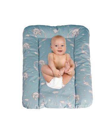 Babynness Waterproof Wrapping - High Quality Wipeable & Easy to Clean - Diaper Documents Organizer in Moon & Star Blue - 50x70 cm - Buy Online on SooperMarket.com