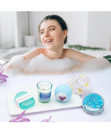 Unique Birthday Gifts for Women | Blue Gift Basket & Relaxing Gift Set for Friends & Family - Buy Online on SooperMarket.com