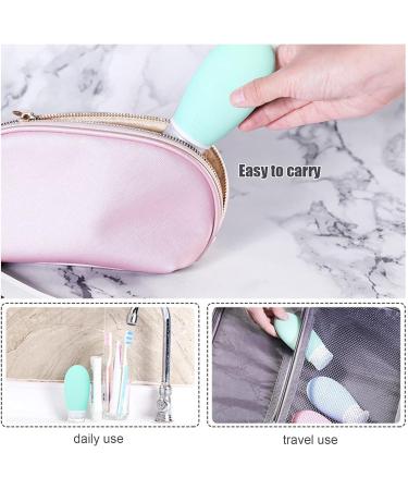 4PC Silicone Travel Bottles 100ml Refillable Portable Containers for Toiletries & Shampoo - Perfect for Travel - Buy Online on SooperMarket.com