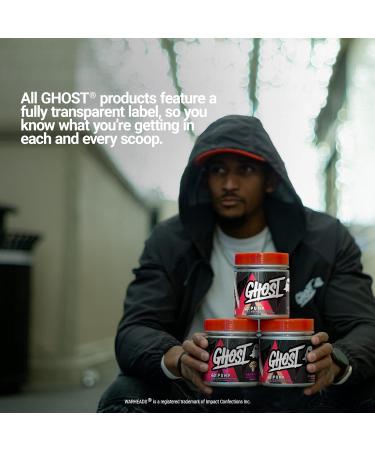 GHOST Pump Nitric Oxide Powder - 40 Servings - Sugar-Free & Stim-Free Pre-Workout Supplements - L-Citrulline Arginine Nitrate & L-Glutathione - Soy & Gluten-Free Vegan (Sour Watermelon) - Buy Online on SooperMarket.com