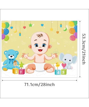 Morcheiong Pin the Pacifier Baby Game - 48 Pacifiers for Baby Shower Party Favors & Decorations - Fun Entertainment for New Parents - Buy Online on SooperMarket.com