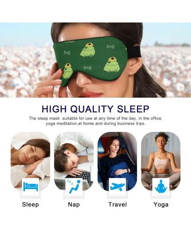 Haskirky Light Blocking Eye Mask | Adjustable Unisex Travel Mask for Deep Sleep and Meditation - Buy Online on SooperMarket.com