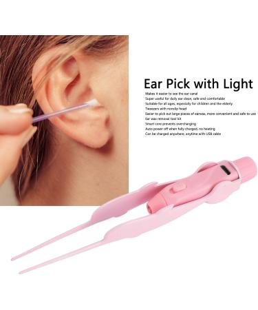 Ear Wax Removal Tool Kit with LED Light USB Powered Earwax Spoon Digger Tweezers for Kids & Adults Nonslip Design Automatic Power Off Practical & Convenient to Carry - Buy Online on SooperMarket.com