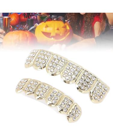 Hip Hop Teeth Brace Hip Hop Teeth Fashionable for Halloween Party for Hip Hop Fashion Shows for Concert for Men for Women(gold) - Buy Online on SooperMarket.com