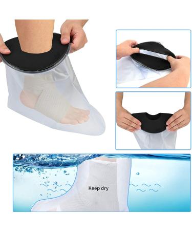 Xeodaun Waterproof Cast Cover Leg for Adult Ankle Shower Bath Watertight Foot Protector Wounds for Swimming Bath Accessories - Buy Online on SooperMarket.com