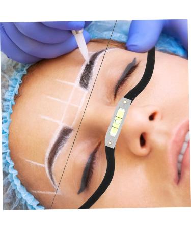 1 Set Arch Embroidery Eyebrow Ruler Brow Template Eyebrow Shaping Kit Level Ruler Alloy - Buy Online on SooperMarket.com
