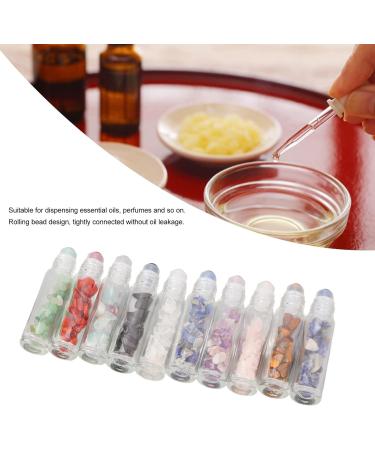 10 Pack Roller Bottles for Essential Oils - Premium Quality Refillable Glass Bottles for DIY Aromatherapy & Travel - Buy Online on SooperMarket.com