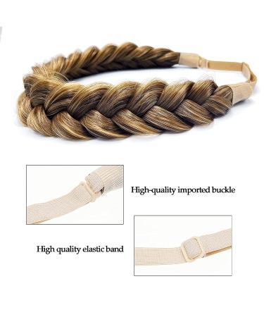 StheJFB Braid Headband - 2 Strands Messy Classic Chunky Plaited Wide Braids for Women & Girls - Buy Online on SooperMarket.com