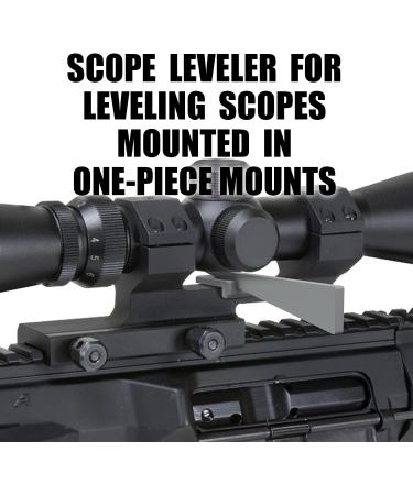 Scope Leveler Combo for Precise Scope Alignment in One-Piece Mounts or Varying Height Rings - Buy Online on SooperMarket.com