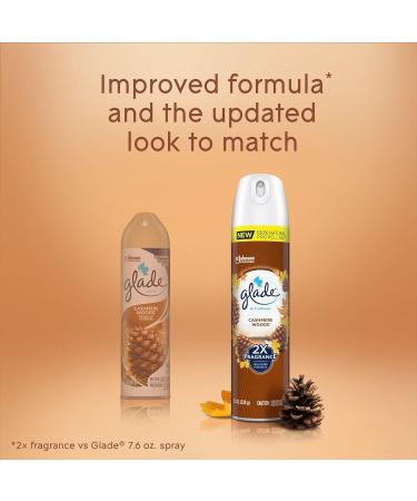 Glade Cashmere Woods Room Spray 8.3 oz - Pack of 6 | Long-Lasting Air Freshener - Buy Online on SooperMarket.com