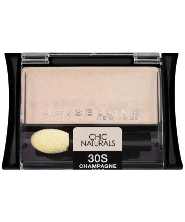 Maybelline New York Expert Wear Eyeshadow Singles 30s Champagne Fizz Chic Naturals 0.09 Ounce