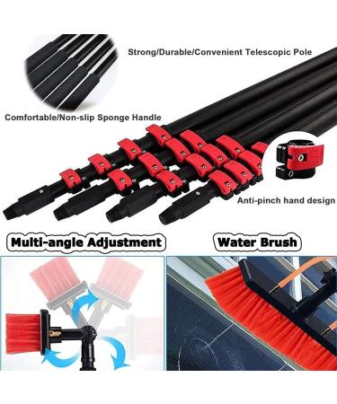 Water Fed Pole Kit Window Cleaning Pole Water Fed Telescopic Brush Extendable Cleaner Conservatory Roof for Photovoltaic Panel Cleaning Trucks 3.6M-12M 30cmbrush-18FT/5.4M 55cm Brush Head 8M/27FT - Buy Online on SooperMarket.com
