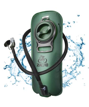 Zacro Hydration Bladder 2L Water Bladder Leakproof Water Reservoir  2 Liter BPA Free Water Storage Bladder Bag Hydration Backpack Replacement for Outdoor Hiking Camping Running Cycling