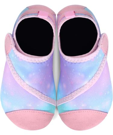 JIASUQI Kids Water Shoes Quick Dry Aqua Socks 3.5/4.5 UK - Easy Light Pink - Buy Online on SooperMarket.com