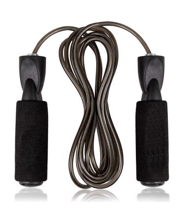 Whph Jump Rope | 8.5 feet Adjustable Tangle-Free Skipping Rope with Steel Wire and Ball Bearings for Men Women Speed Jumping Boxing Cardio Endurance