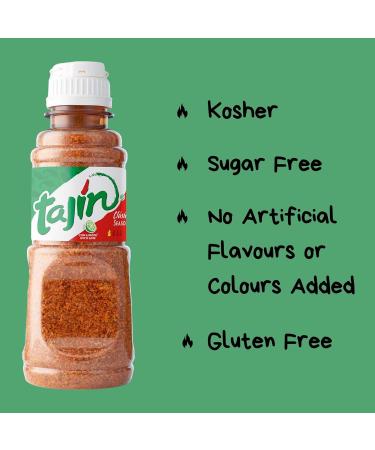 Tajin Seasoning Clasico With Lime 142g Tub (Pack of 2) Authentic Mexican Flavouring - Buy Online on SooperMarket.com