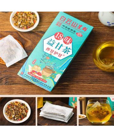18 Flavors Liver Care Tea 18 Flavors of Liver Protection Tea Chinese Liver Nourishing Tea Natural Herbal Tea Nourish The Liver and Protect The Liver Health Preserving Tea for All People (1pcs) - Buy Online on SooperMarket.com