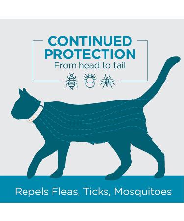 TevraPet Proact Flea and Tick Collar for Cats - 8 Months Protection - Repels Mosquitos - 2ct - Buy Online on SooperMarket.com
