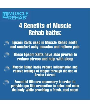 Fathers Day Gift: Muscle-Recovery Epsom Salt Bath Bombs for Pain & Tension Relief - Perfect Exercise Recovery Soak by Muscle Rehab 2 Sets - Buy Online on SooperMarket.com