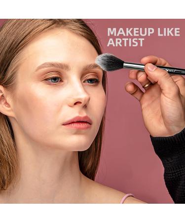 BEILI Tapered Highlighter Brush - Vegan Makeup Tool for Cheekbones Contouring and Blending | Ideal for Cream Powder and Mineral Cosmetics | International Shipping Available - Buy Online on SooperMarket.com